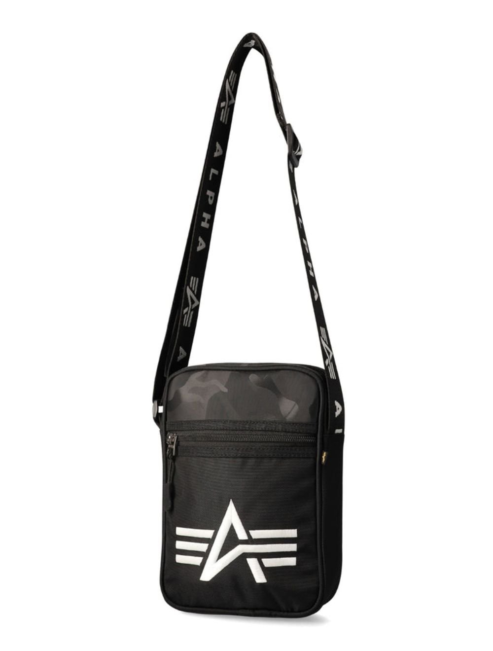 B.cause Alpha Industries Pilot Shoulder Bag - Black/Camo