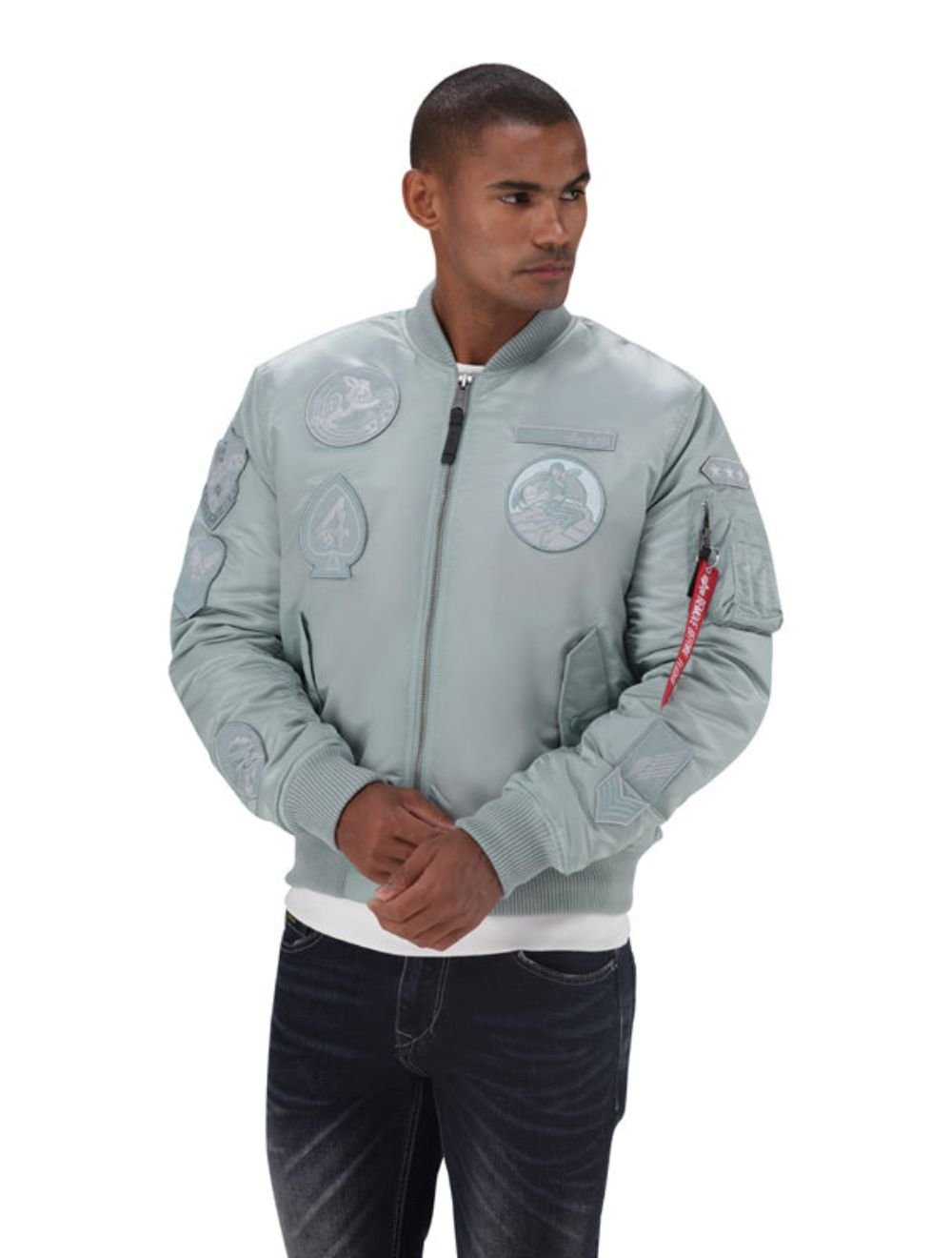B.cause Alpha Industries MA-1 Patch- Dusty Green