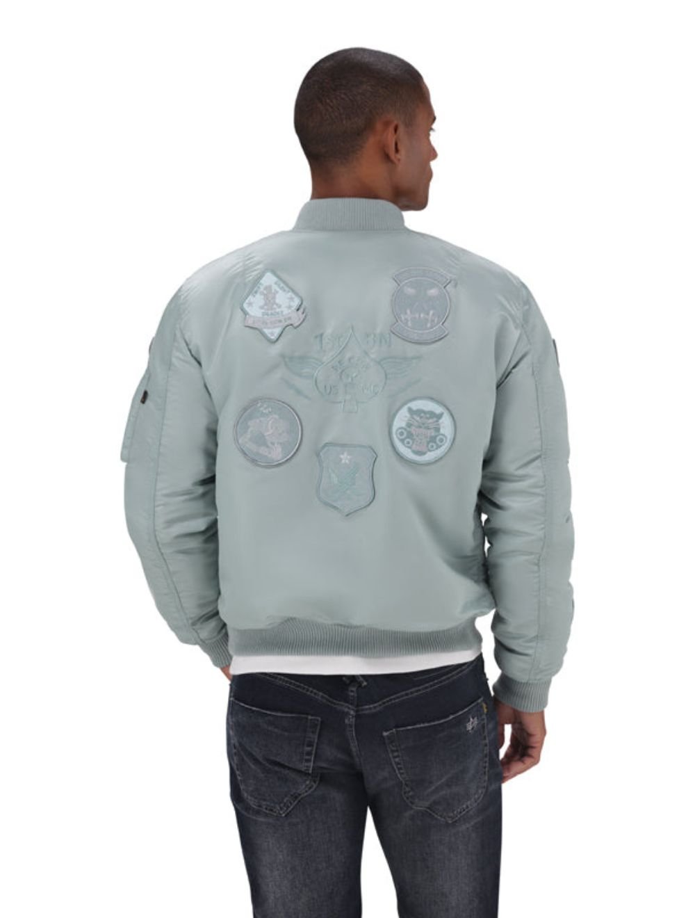 B.cause Alpha Industries MA-1 Patch- Dusty Green - Image 2
