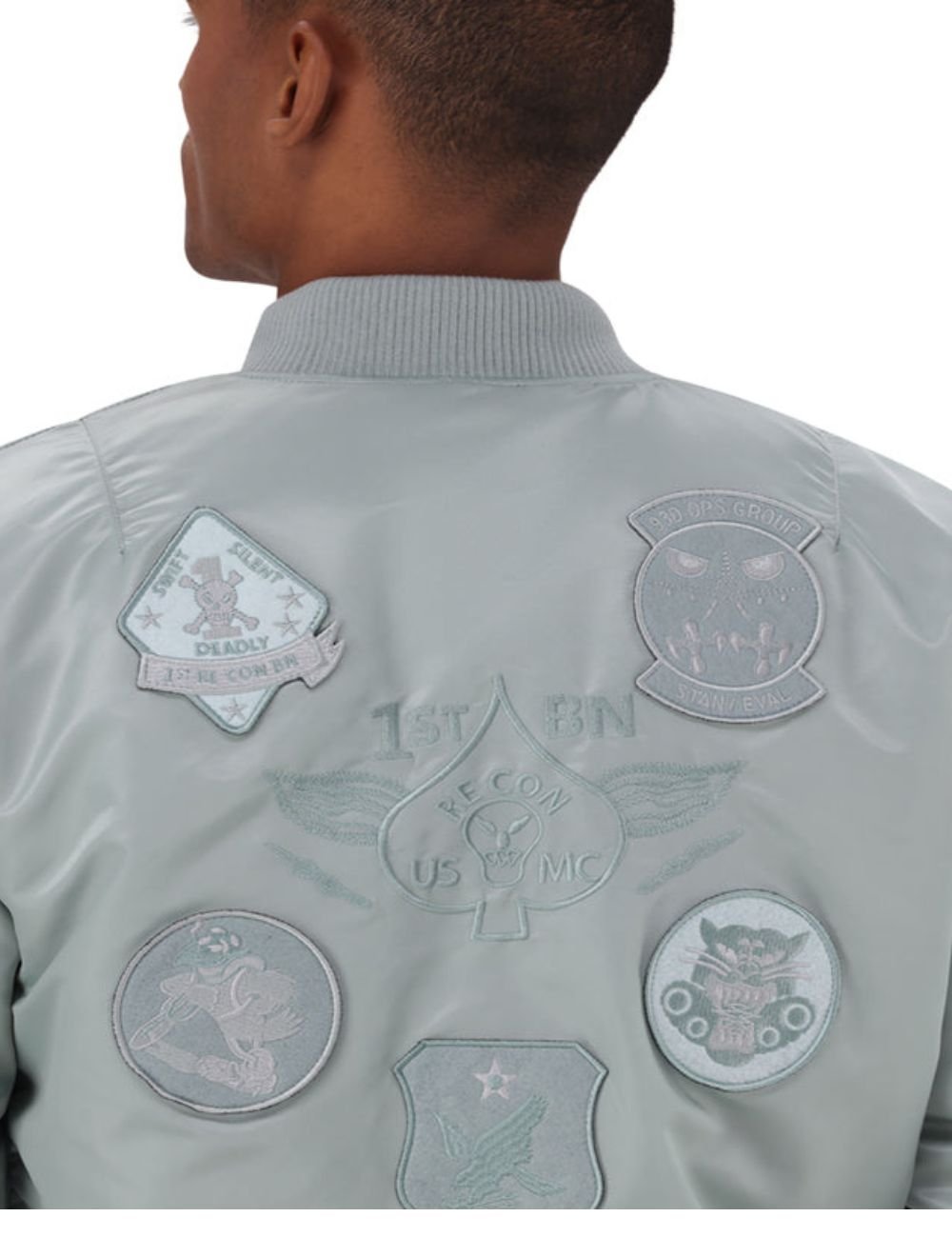 B.cause Alpha Industries MA-1 Patch- Dusty Green - Image 4