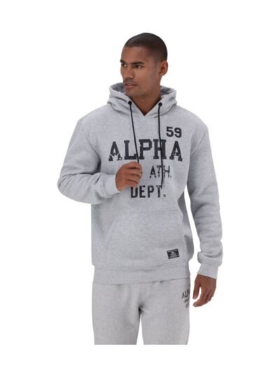 B.cause Alpha Industries Athletic Hoodie- Grey