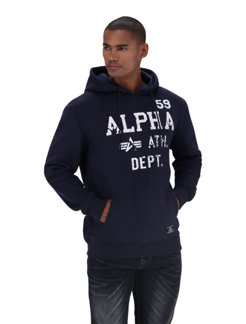 B.cause Alpha Industries Athletic Hoodie- Navy