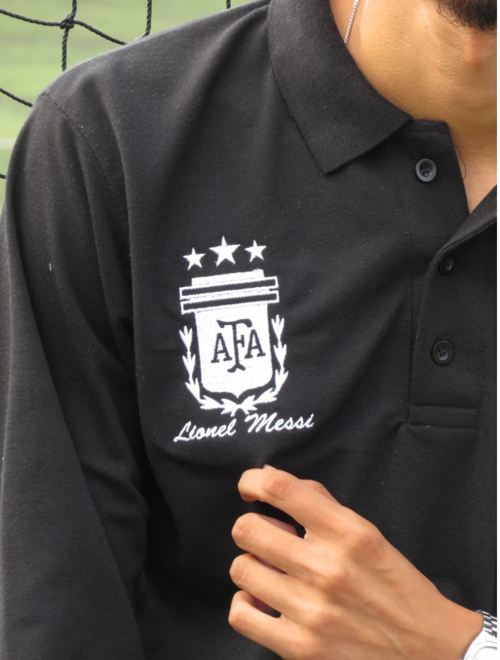 B.cause Argentina Polo Long Sleeve (Messi Edition) - Image 4